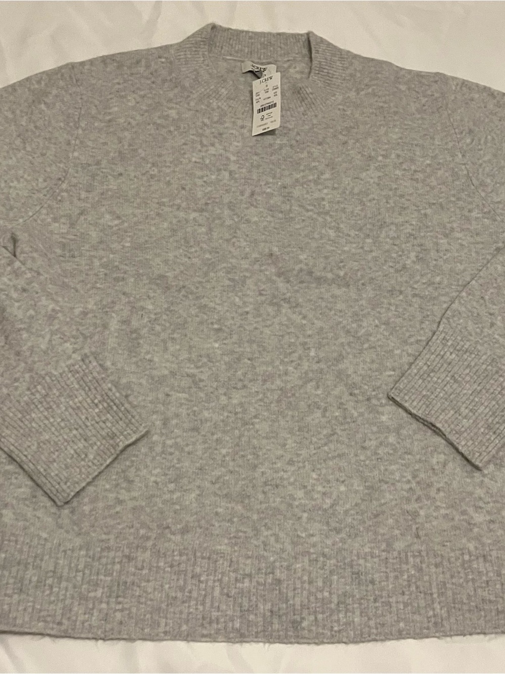 Men’s J. Crew Light Gray Crewneck Sweater Size 2X Tags On